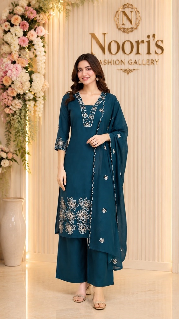 [Blue-3PC-001.] Blue 3-Piece Set